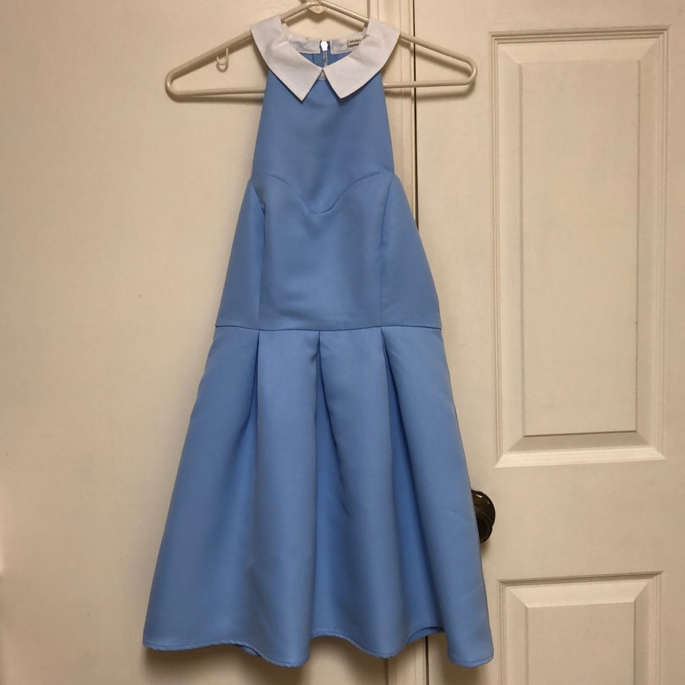 Cinderella blue dress with collar